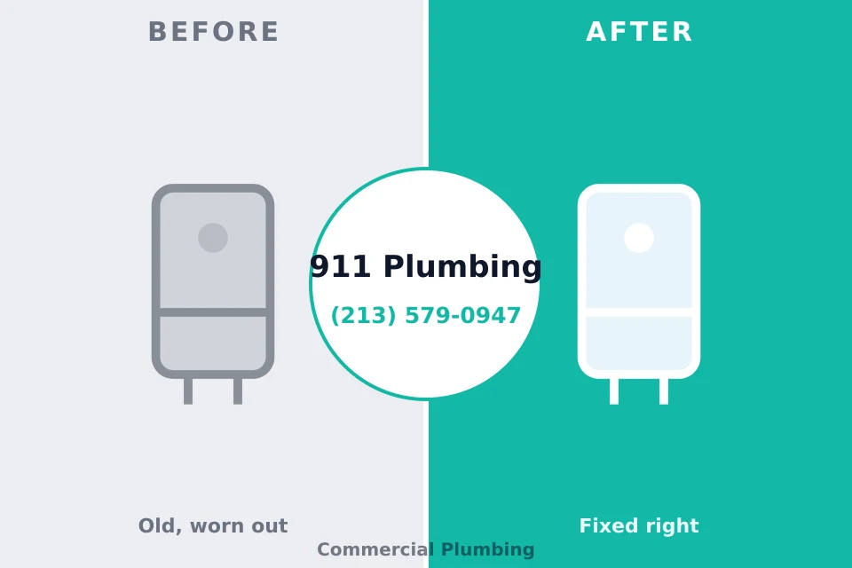Before and after: plumbing repair George Mason, VA